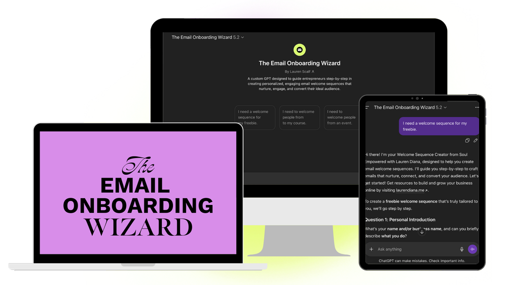 Engaging Email Onboarding Wizard