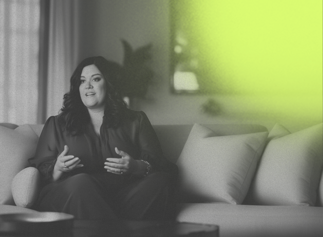Lauren Diana seated in conversation